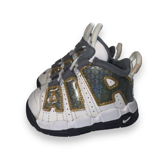 Nike Air More Uptempo SE GT 'Snakeskin' CQ4582-100 Infant 3 - Picture 2 of 11